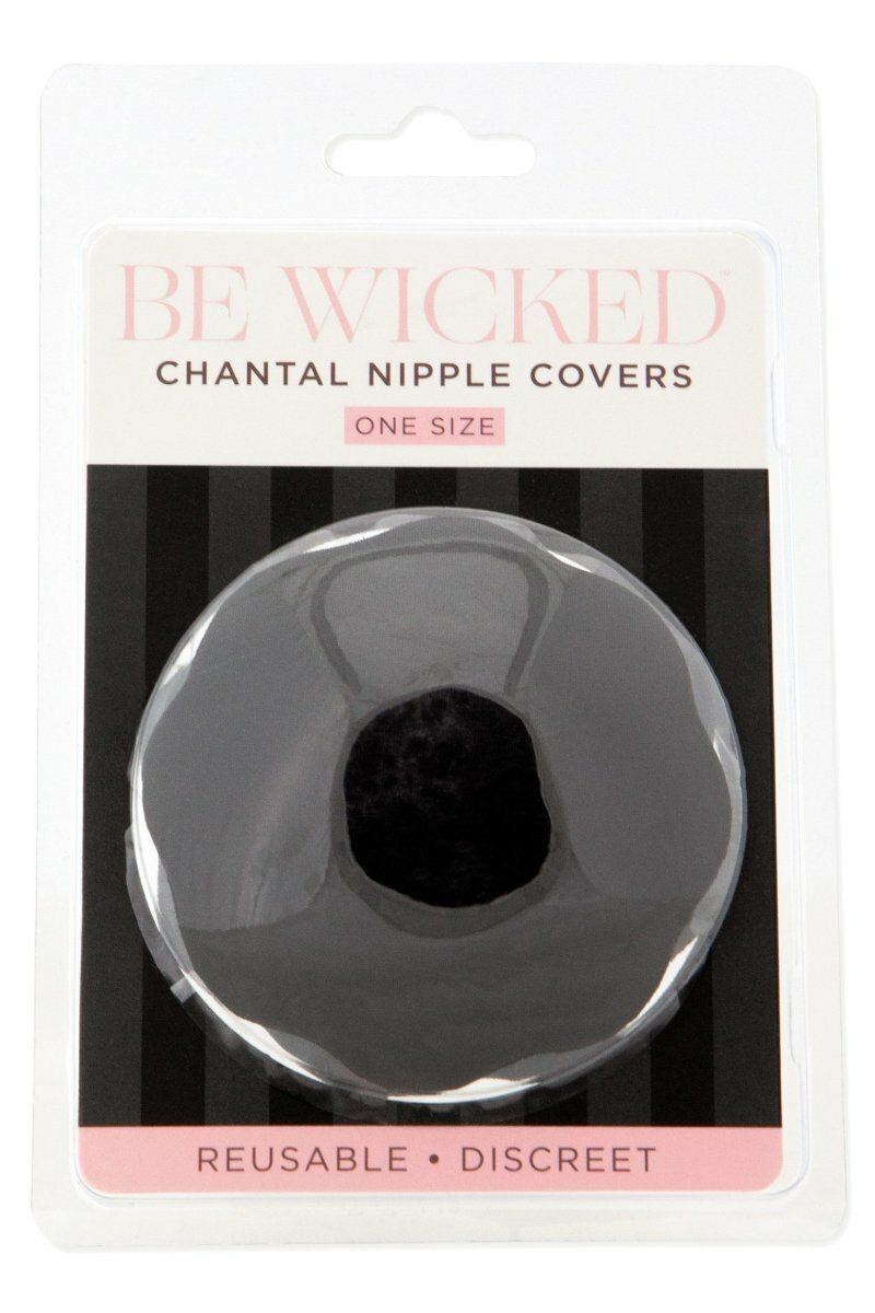 Flower Shaped Nipple Covers-Body Enhancers-BeWicked-Black-O/S-SEXYSHOES.COM