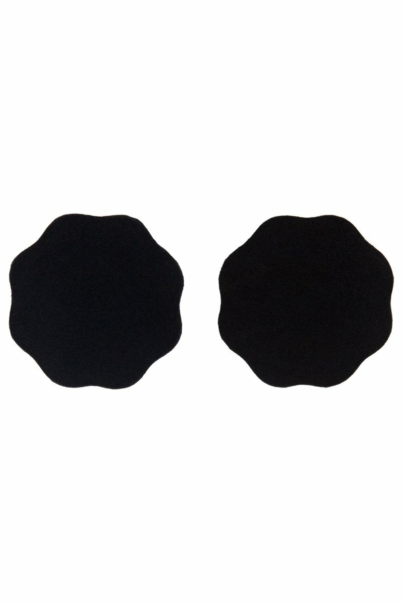 Flower Shaped Nipple Covers-Body Enhancers-BeWicked-Black-O/S-SEXYSHOES.COM