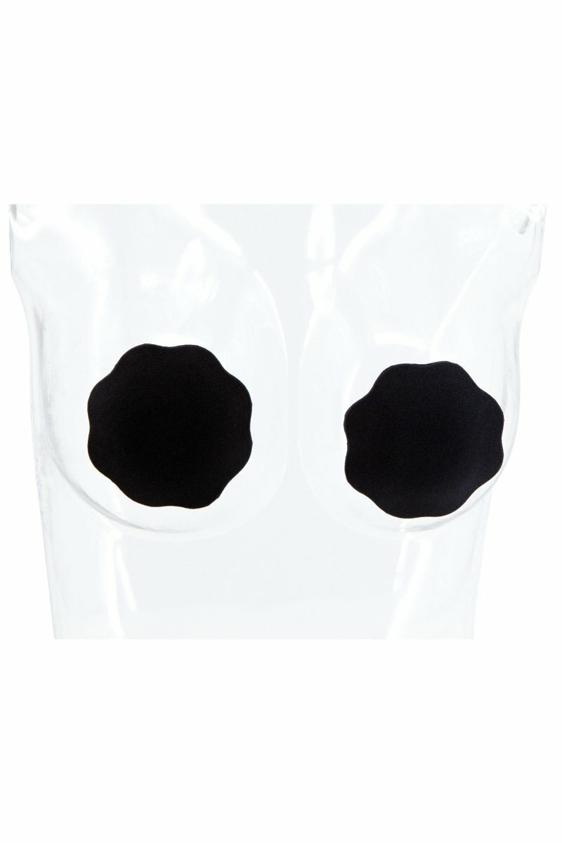 Flower Shaped Nipple Covers-Body Enhancers-BeWicked-Black-O/S-SEXYSHOES.COM