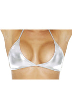 Foil Halter Top