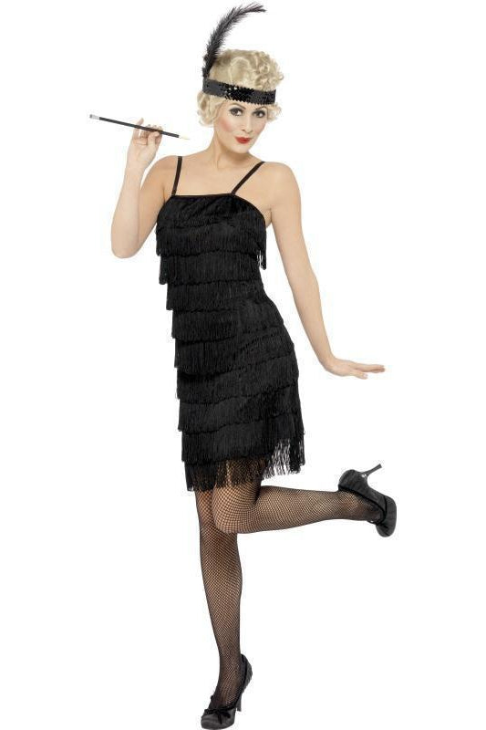 Fringe Flapper Costume | Black-Fever-SEXYSHOES.COM
