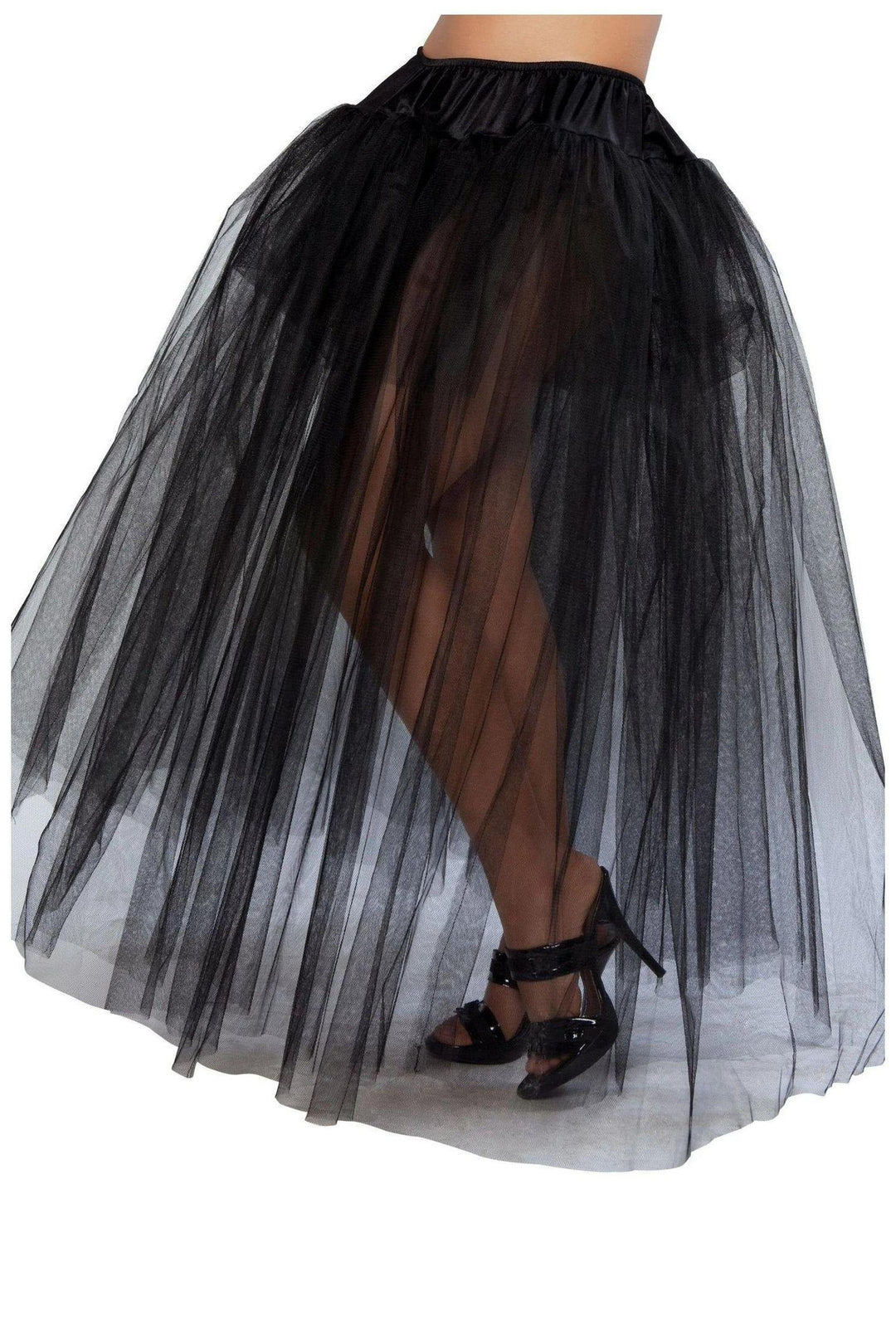 Roma Costumes Full Length Petticoat Costume in Black  from SexyShoes.com