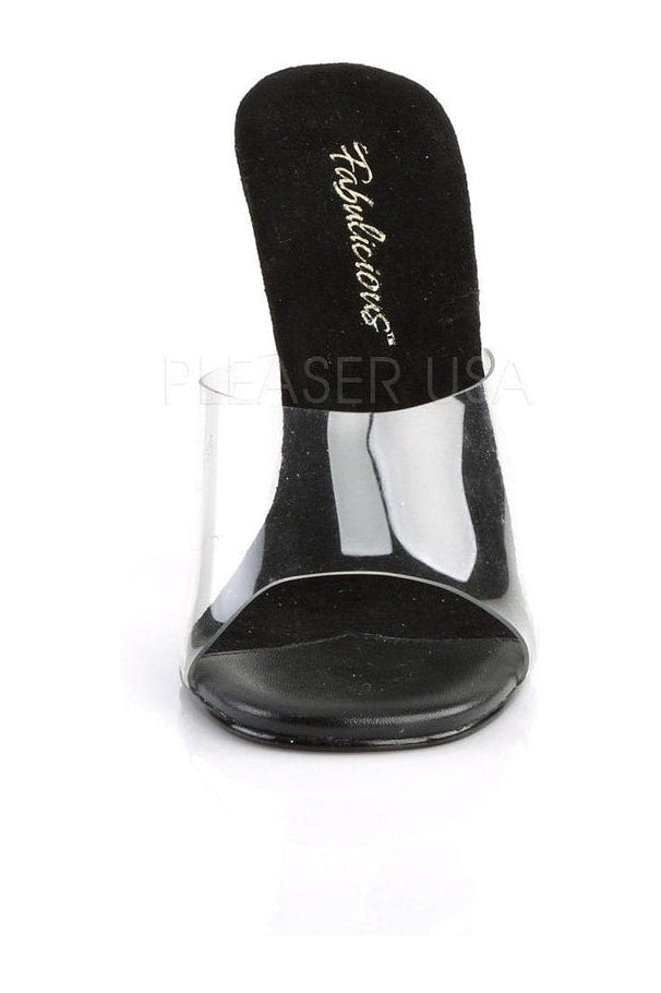 Fabulicious GALA-01 Mule in Black Vinyl