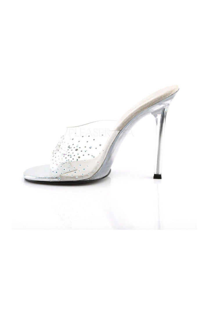 GALA-01SD Mule | Clear Vinyl-Fabulicious-Slides-SEXYSHOES.COM