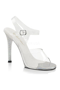 Fabulicious GALA-08MG Sandal in Clear Vinyl from SexyShoes.com