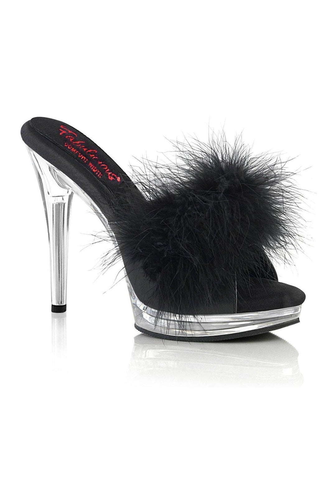 GLORY-501F-8 Slide | Black Faux Leather-Slides-Fabulicious-Black-7-Faux Leather-SEXYSHOES.COM