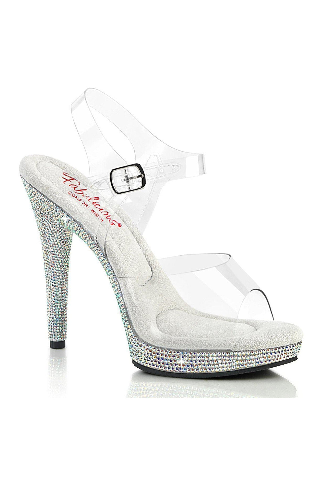 GLORY-508DM Sandal | Clear Vinyl-Sandals-Fabulicious-Clear-7-Vinyl-SEXYSHOES.COM