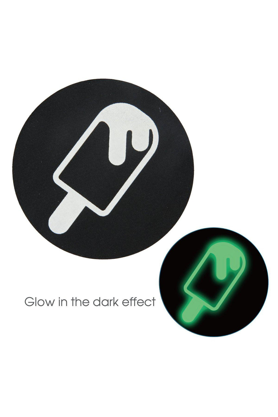 Peekaboo Pasties Glow in the Dark Popsicle Pasty in Green  from SexyShoes.com