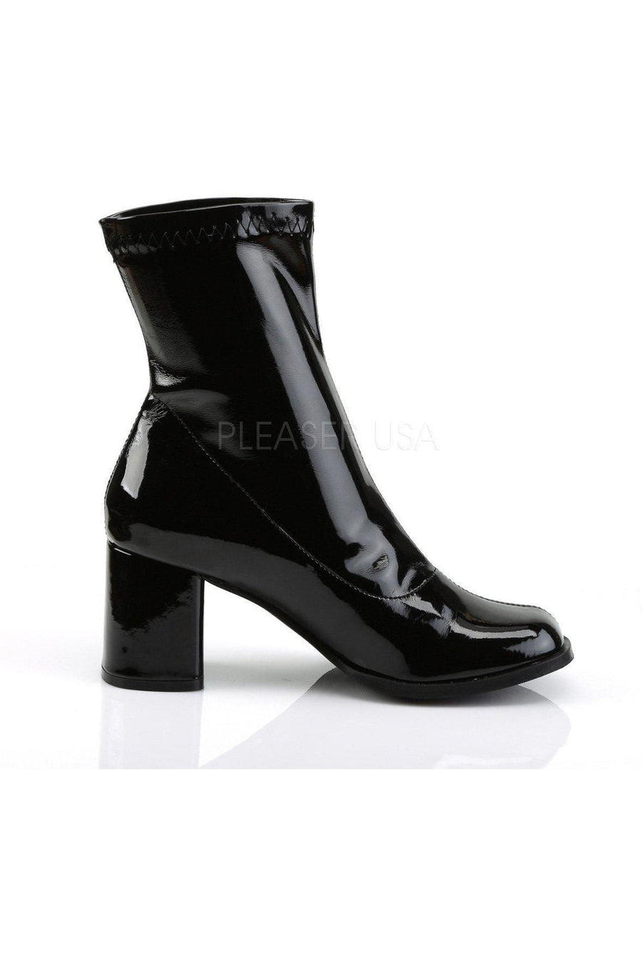 Funtasma GOGO-150 Costume GoGo Boot in Black Patent
