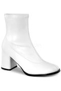 GOGO-150 Costume GoGo Boot | White Faux Leather