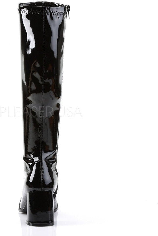 Funtasma GOGO-300 Go Go Boot in Black Patent