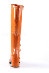 Funtasma GOGO-300 Go Go Boot in Orange Patent