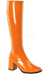 Funtasma GOGO-300 Go Go Boot in Orange Patent from SexyShoes.com