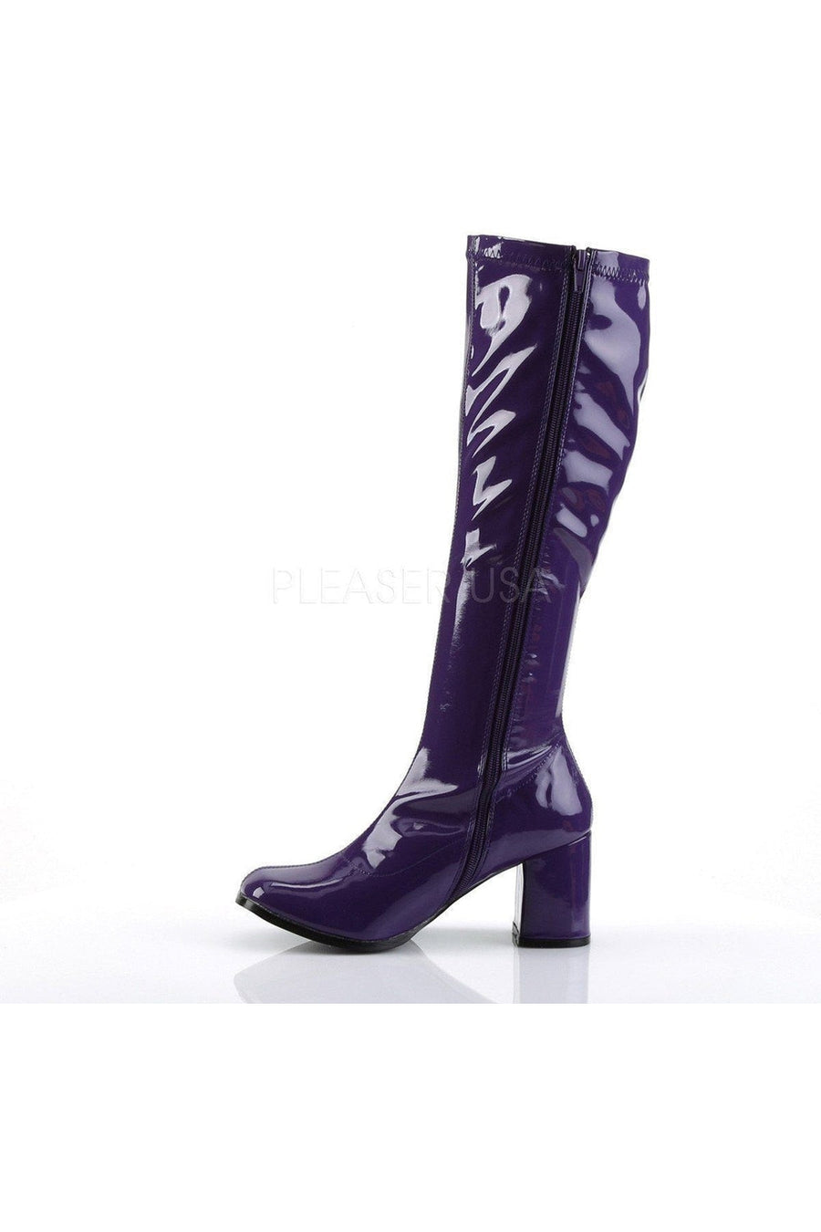 Funtasma GOGO-300 Go Go Boot in Purple Patent