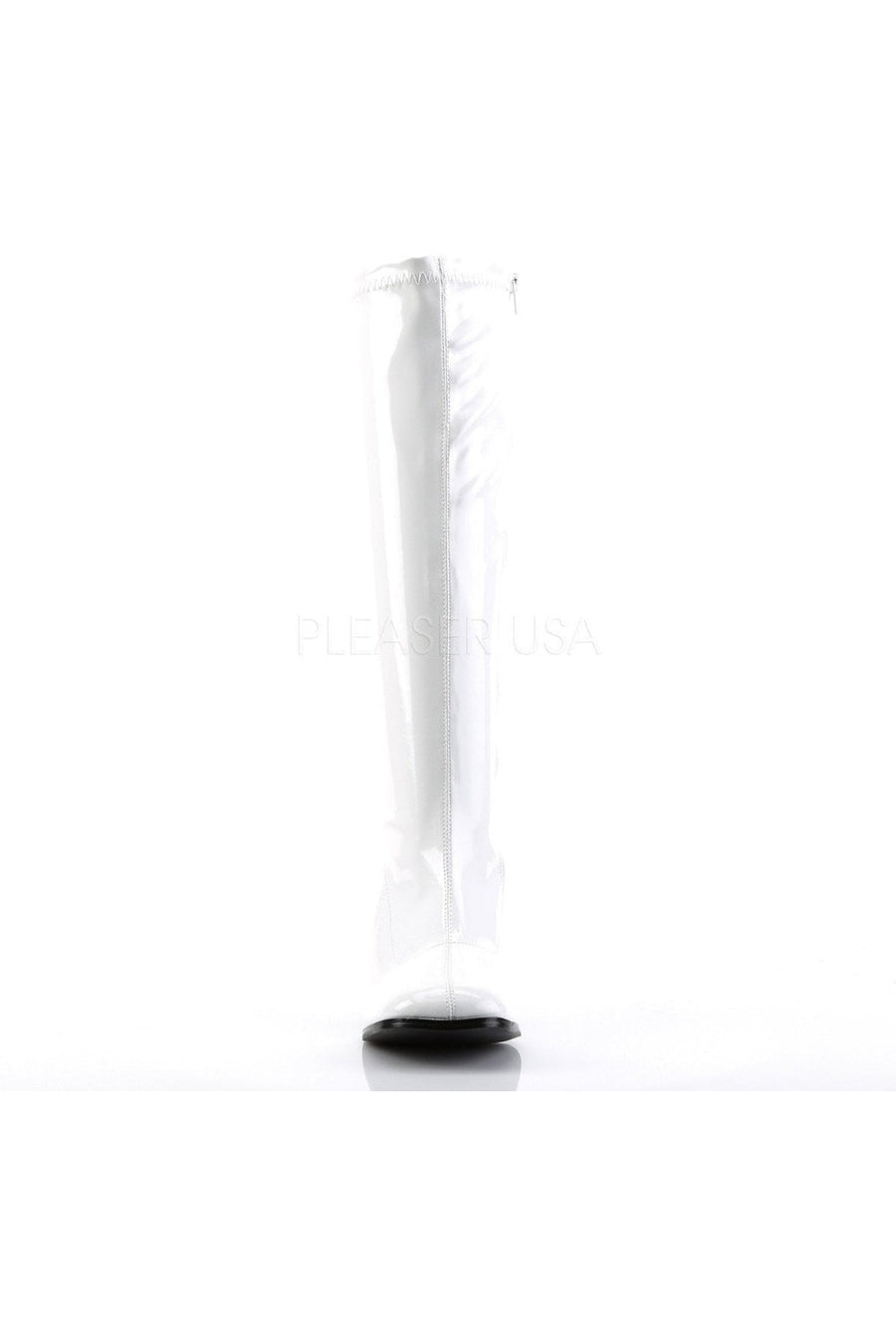 Funtasma GOGO-300 Go Go Boot in White Patent