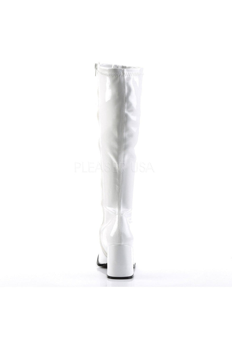 Funtasma GOGO-300 Go Go Boot in White Patent