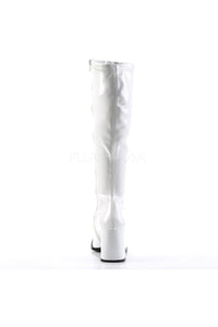 Funtasma GOGO-300 Go Go Boot in White Patent
