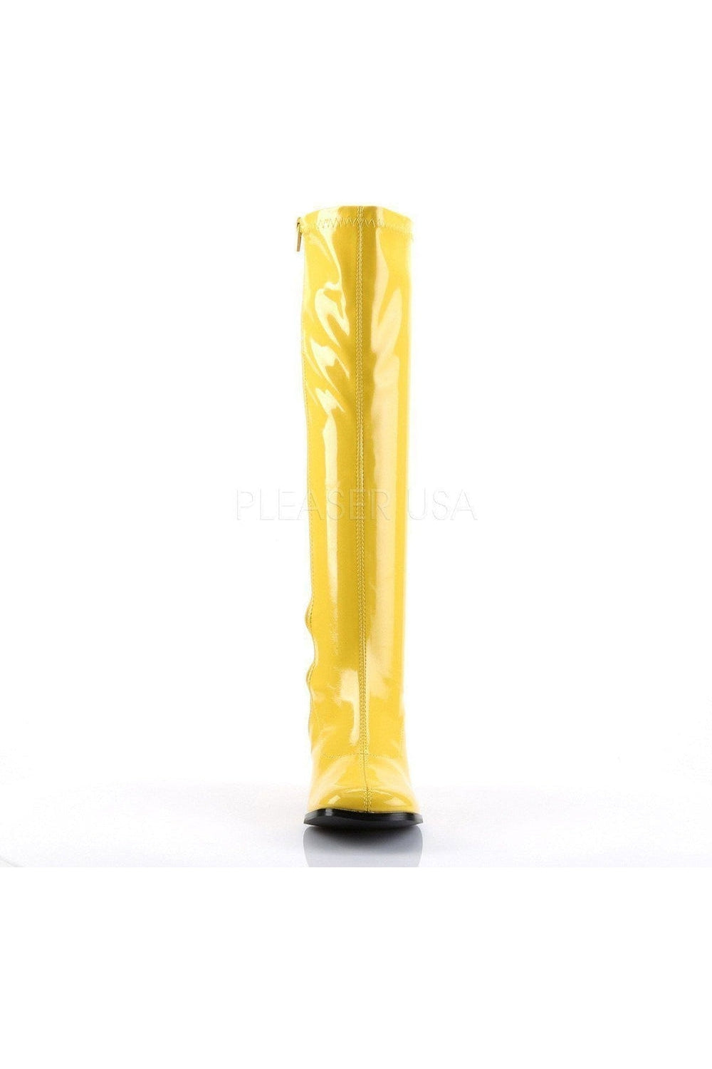 Funtasma GOGO-300 Go Go Boot in Yellow Patent