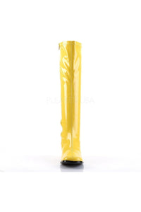 Funtasma GOGO-300 Go Go Boot in Yellow Patent