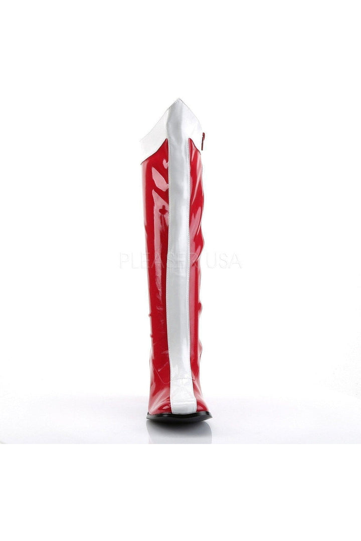 GOGO-305 Go Go Boot | Red Patent