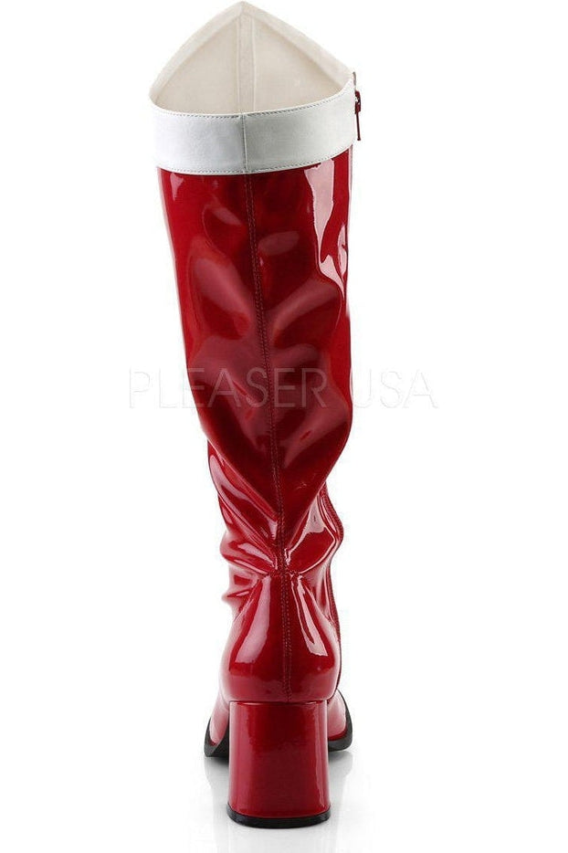 GOGO-306 Costume GoGo Boot | Red Patent-Funtasma-SEXYSHOES.COM