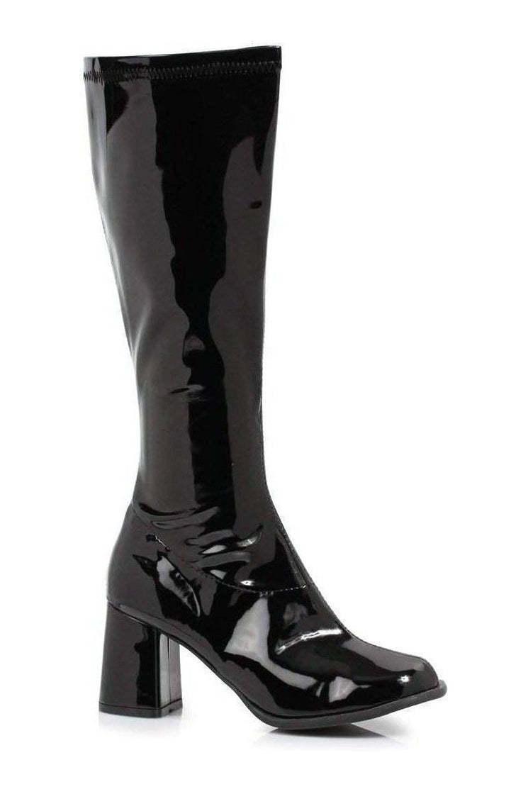 GOGO GoGo Boot | Black Patent-Ellie Shoes-SEXYSHOES.COM