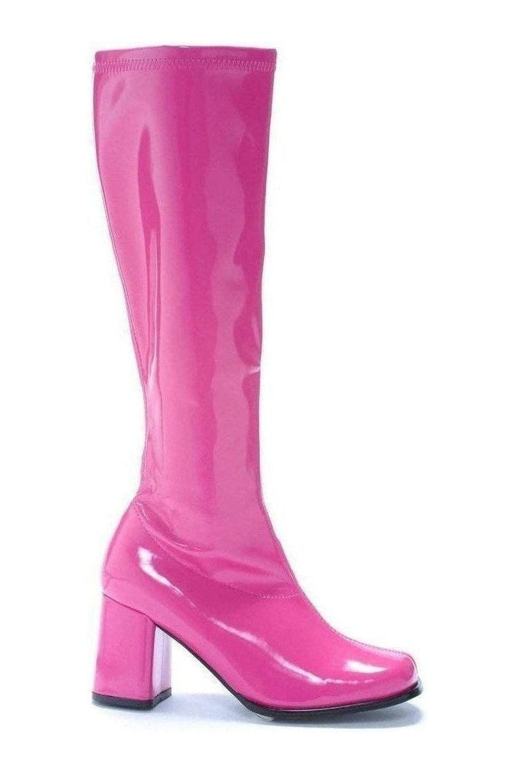 GOGO GoGo Boot | Fuchsia Patent-Ellie Shoes-SEXYSHOES.COM