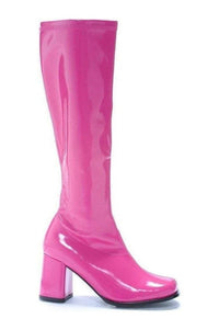 Ellie Shoes GOGO GoGo Boot in Fuchsia Patent from SexyShoes.com