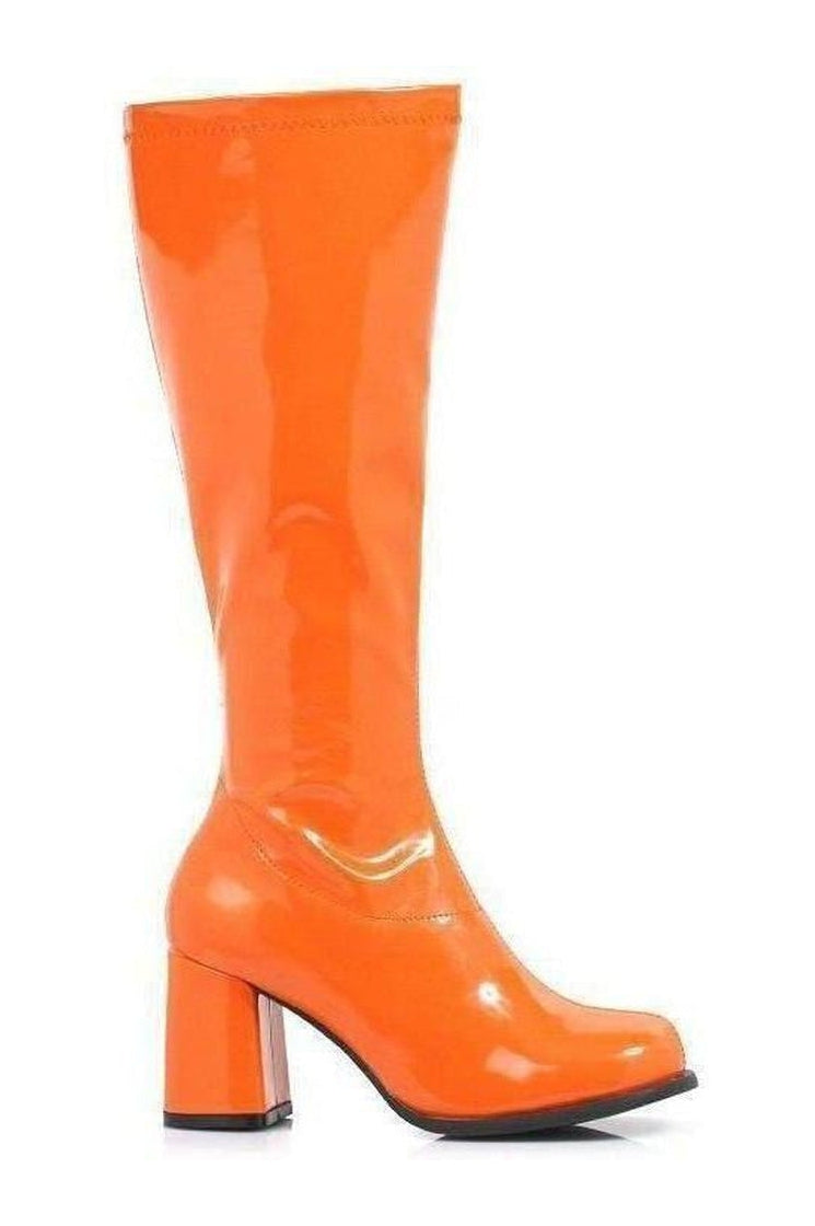 GOGO GoGo Boot | Orange Patent-Ellie Shoes-SEXYSHOES.COM
