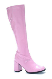 Ellie Shoes GOGO GoGo Boot in Pink Patent from SexyShoes.com
