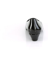Pleaser Pink Label GWEN-01 Pump in Black Patent