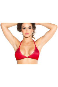 Bodyshotz Halter Top in Red  from SexyShoes.com