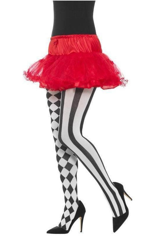 Harlequin Tights | White-Fever-SEXYSHOES.COM