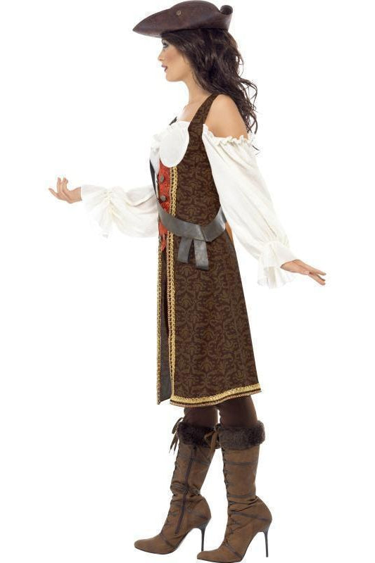 High Seas Pirate Wench Costume | Brown-Fever-SEXYSHOES.COM