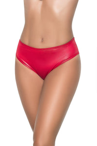 Mapale High Waist Ruched Back Panty in Red  from SexyShoes.com