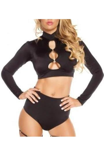 Roma Dancewear High Waisted Shorts in Black 