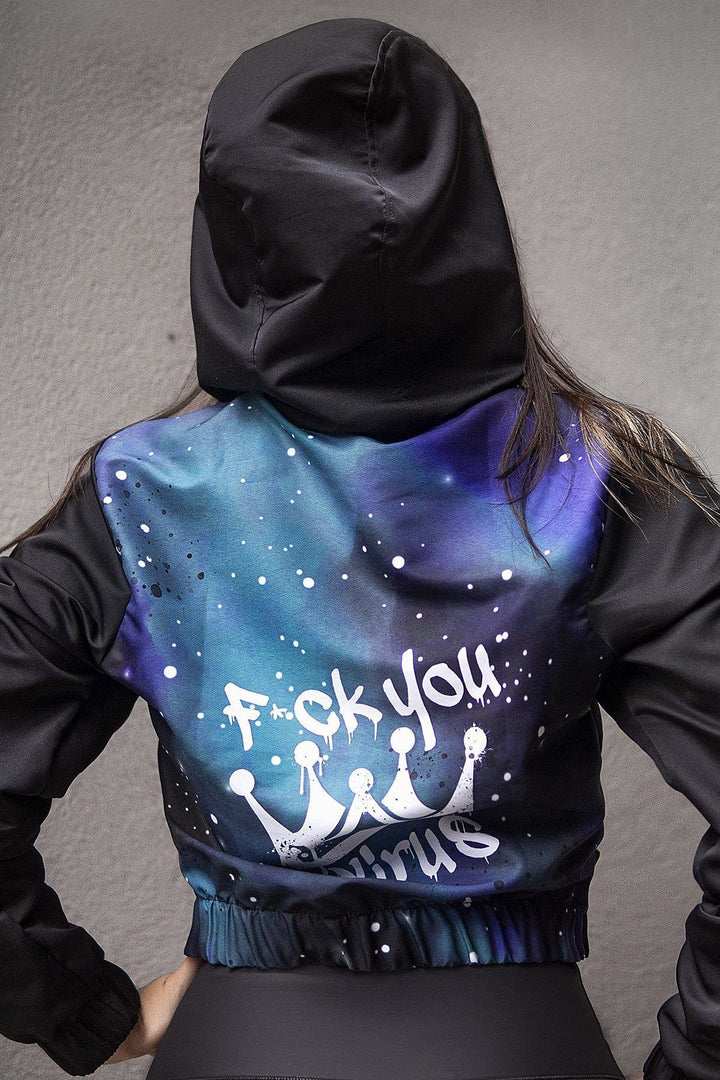 Hooded Jacket with Built in Mask-Be Safe-Mapale-SEXYSHOES.COM