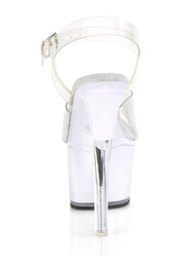 Pleaser ILLUMINATOR-708 Exotic Sandal in Clear Vinyl