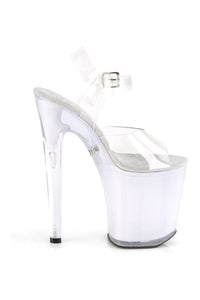 Pleaser ILLUMINATOR-808 Exotic Sandal in Clear Vinyl