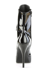 Devious INDULGE-1020 Ankle Boot in Black Patent