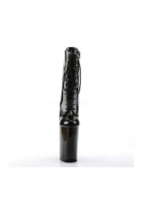 Pleaser INFINITY-1020 Platform Boot in Black Patent