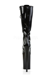 Pleaser INFINITY-2020 Platform Boot in Black Patent