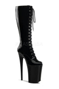 INFINITY-2020 Platform Boot  | Black Patent