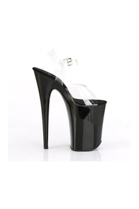 Pleaser INFINITY-908 Platform Sandal in Clear Vinyl