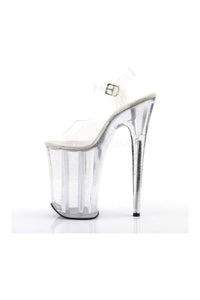 Pleaser INFINITY-908MG Platform Sandal in Clear Vinyl