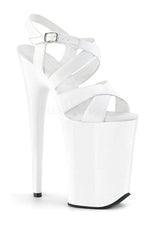 INFINITY-997 Platform Sandals | White Patent