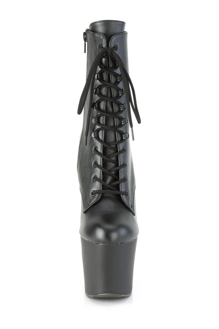 IRONGRIP-1020 Ankle Boot | Black Faux Leather