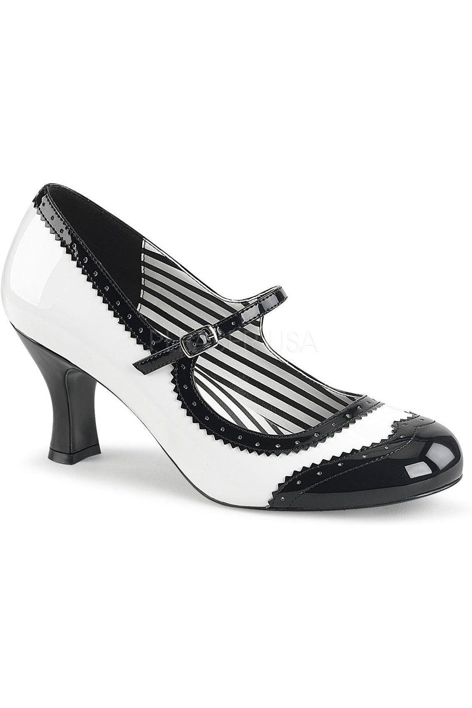 Pleaser Pink Label JENNA-06 Pump in Black Patent from SexyShoes.com