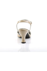 JENNA-09 Sandal | Bone Patent-Pleaser Pink Label-Sandals-SEXYSHOES.COM