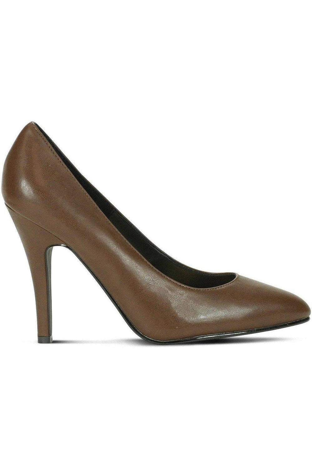 Jk Fashions Pump - Medium-Brown-Sexyshoes Brand-Pumps-SEXYSHOES.COM